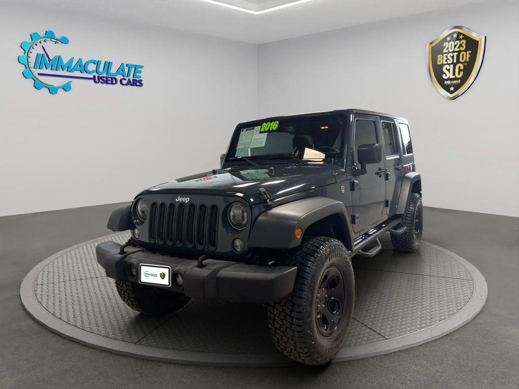 used 2016 Jeep Wrangler Unlimited car, priced at $18,995