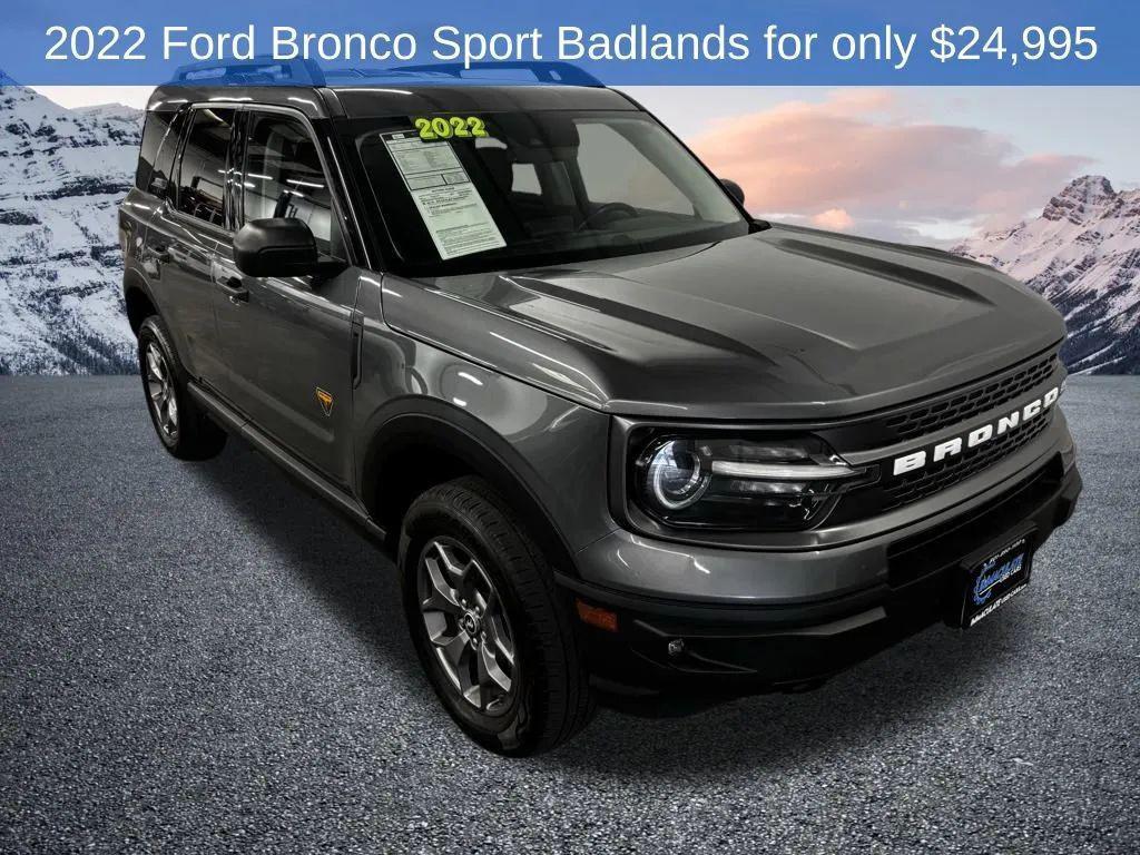 used 2022 Ford Bronco Sport car, priced at $24,995