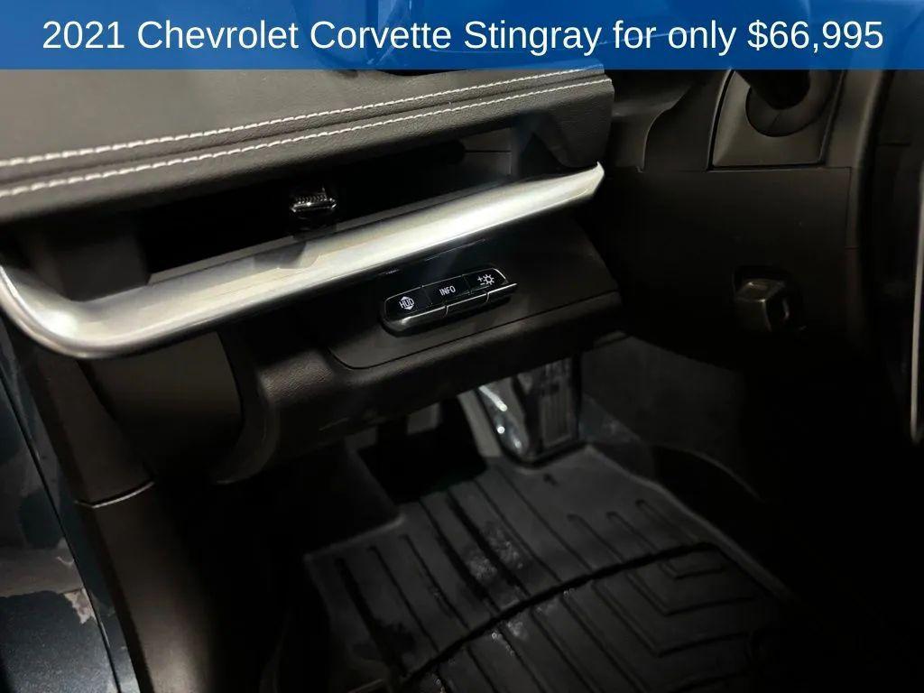 used 2021 Chevrolet Corvette car, priced at $66,995