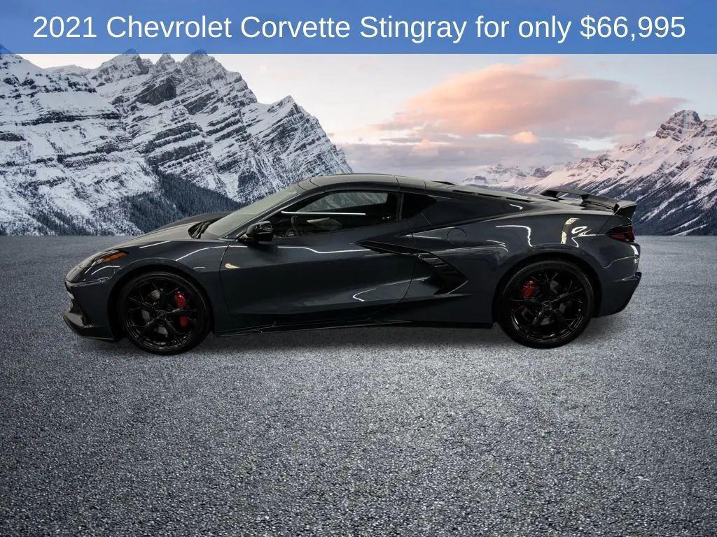 used 2021 Chevrolet Corvette car, priced at $66,995