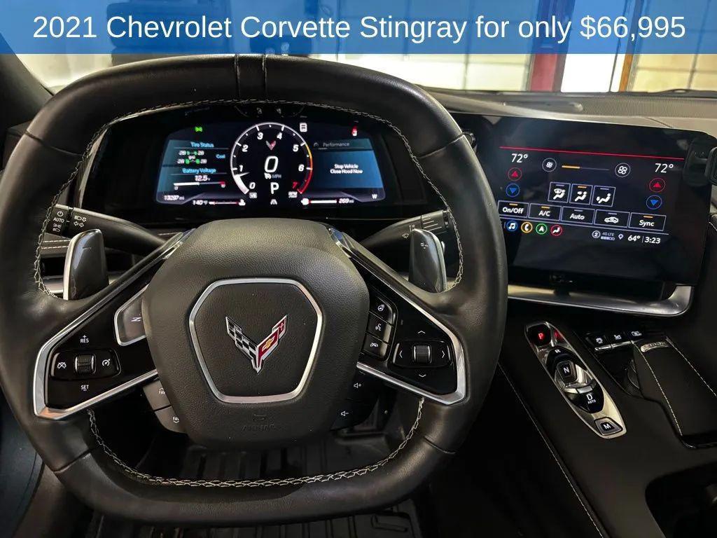 used 2021 Chevrolet Corvette car, priced at $66,995