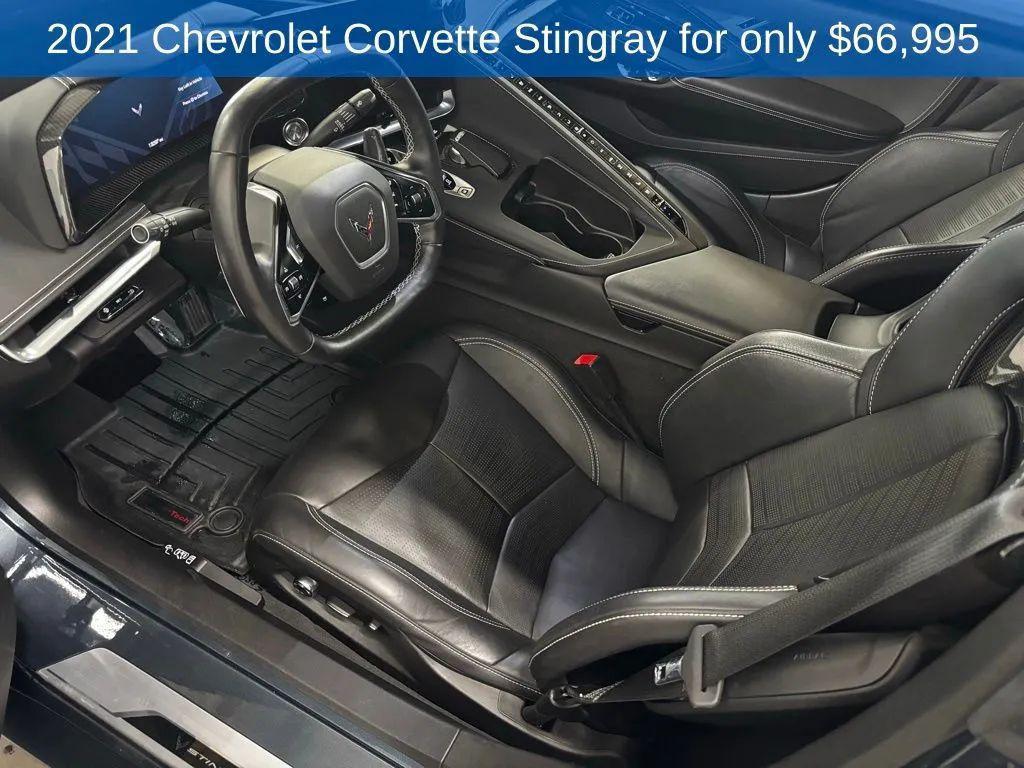 used 2021 Chevrolet Corvette car, priced at $66,995