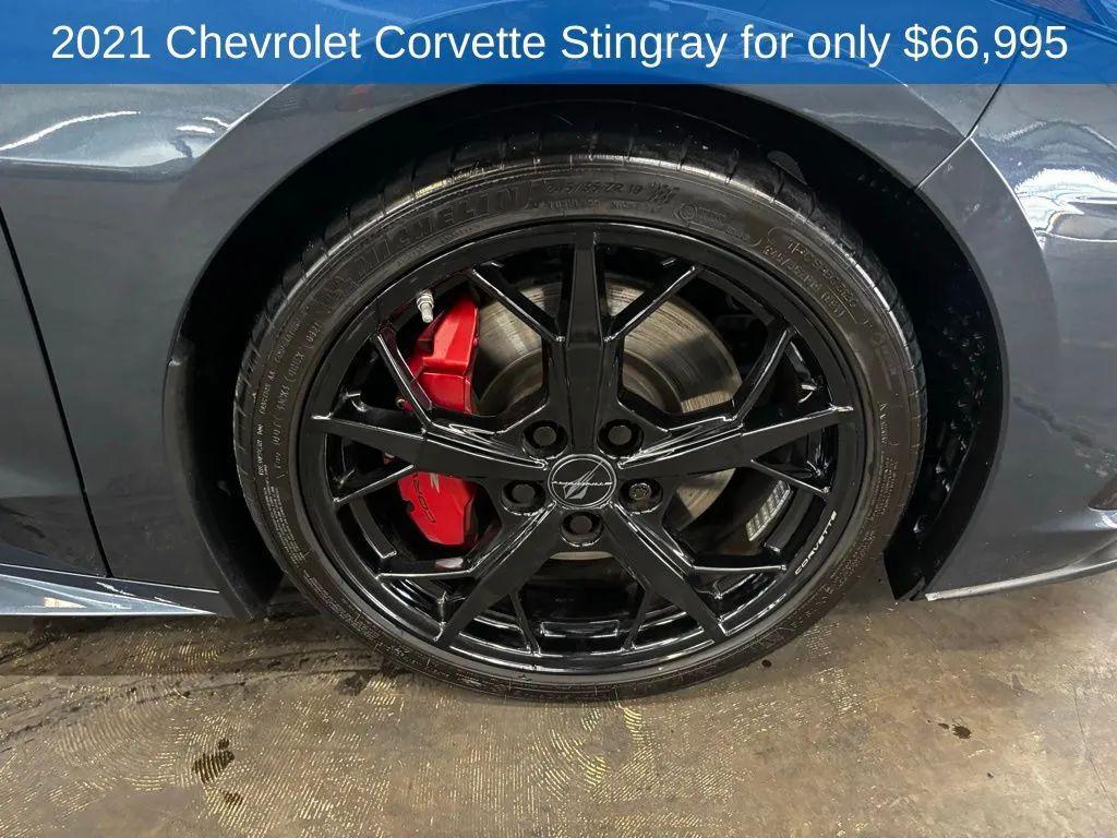 used 2021 Chevrolet Corvette car, priced at $66,995