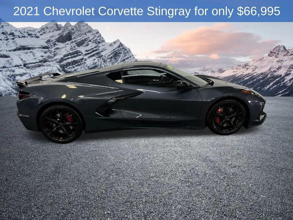 used 2021 Chevrolet Corvette car, priced at $66,995