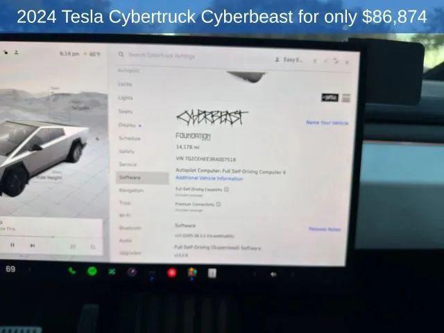 used 2024 Tesla Cybertruck car, priced at $86,874