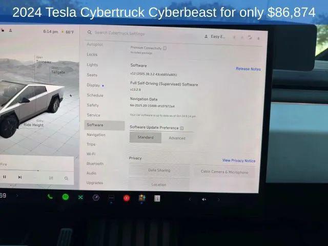 used 2024 Tesla Cybertruck car, priced at $86,874