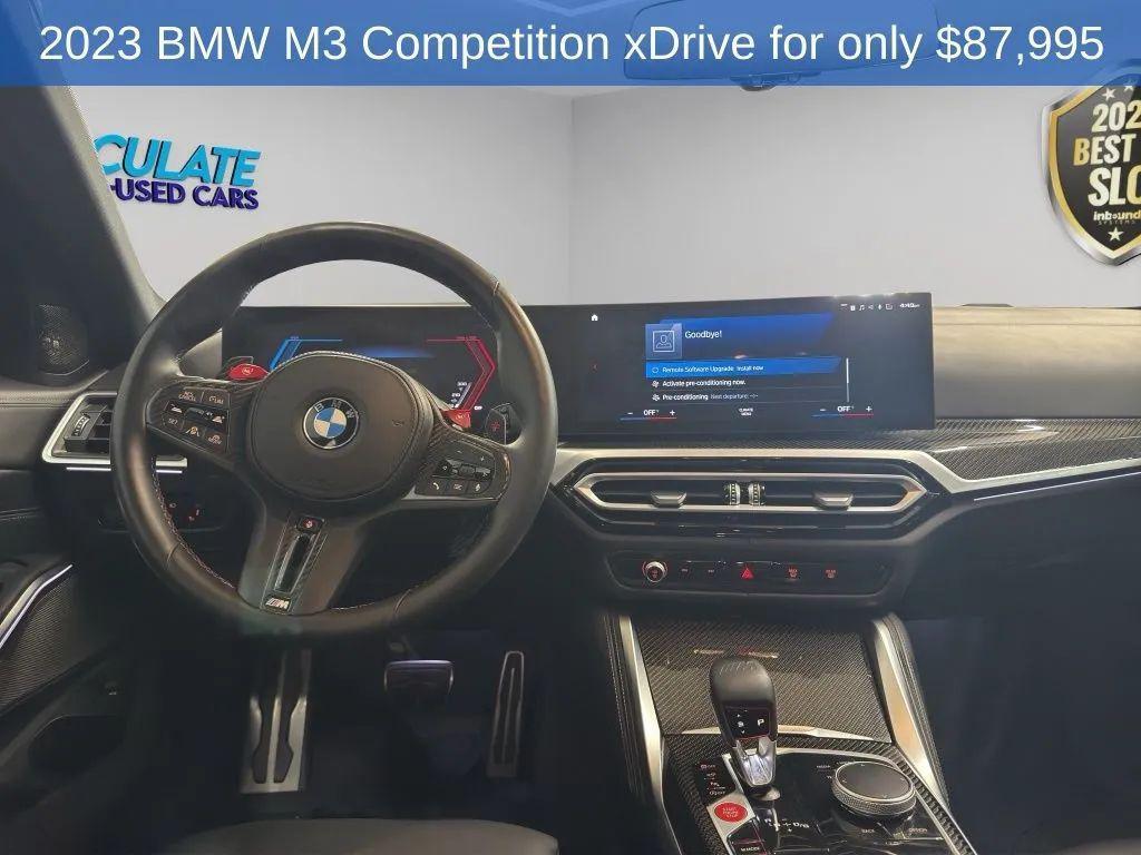 used 2023 BMW M3 car, priced at $87,995