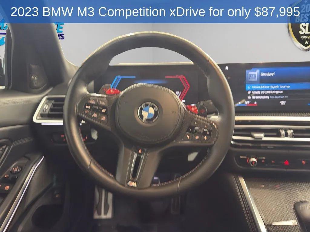used 2023 BMW M3 car, priced at $87,995