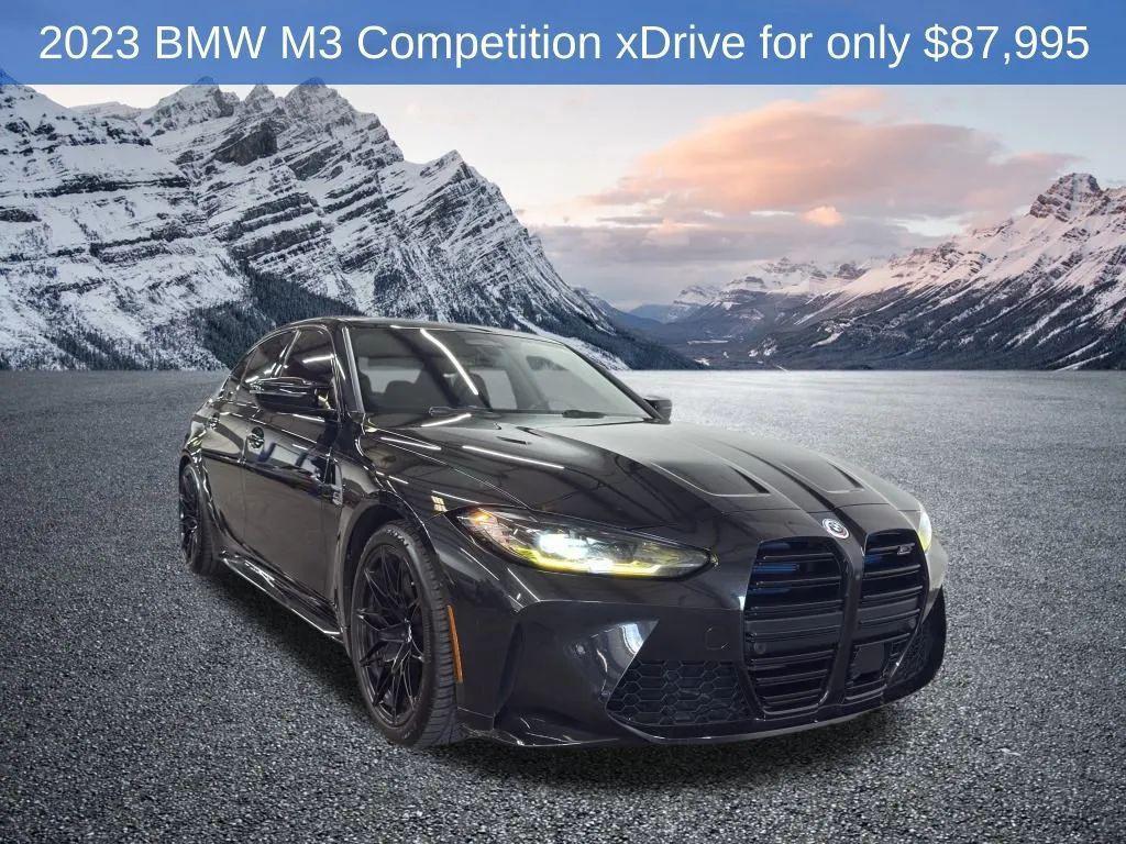 used 2023 BMW M3 car, priced at $87,995