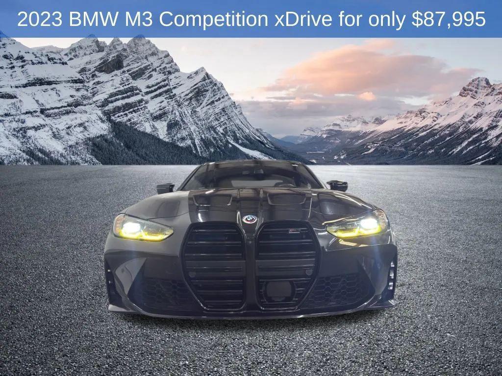 used 2023 BMW M3 car, priced at $87,995