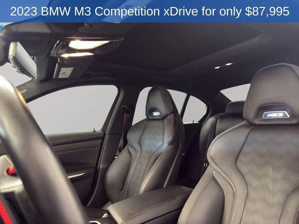 used 2023 BMW M3 car, priced at $87,995