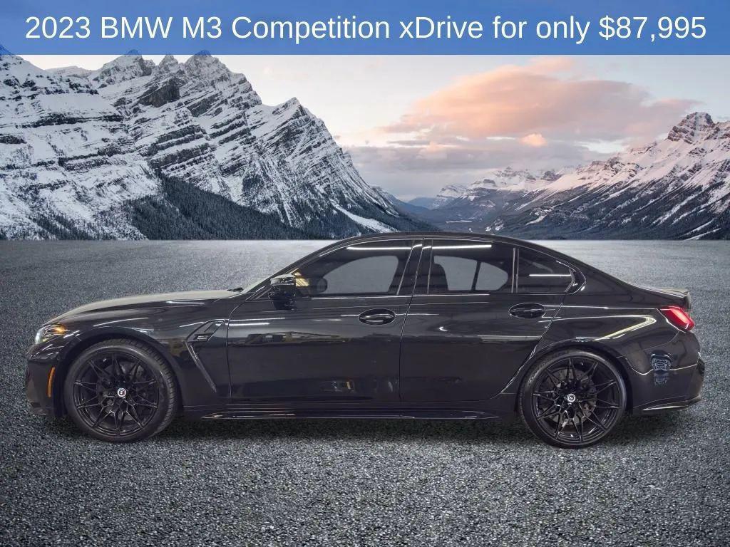 used 2023 BMW M3 car, priced at $87,995