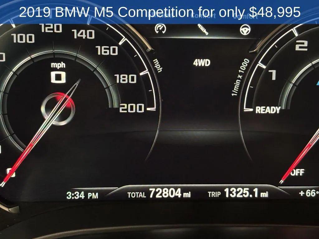used 2019 BMW M5 car, priced at $48,995