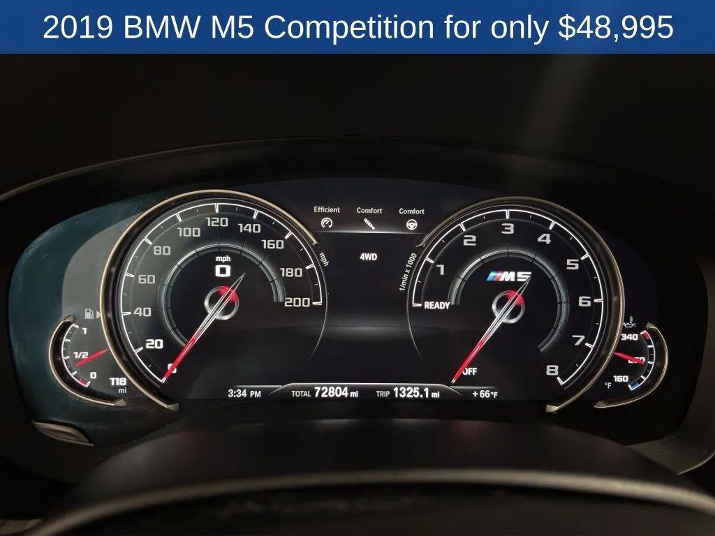 used 2019 BMW M5 car, priced at $48,995