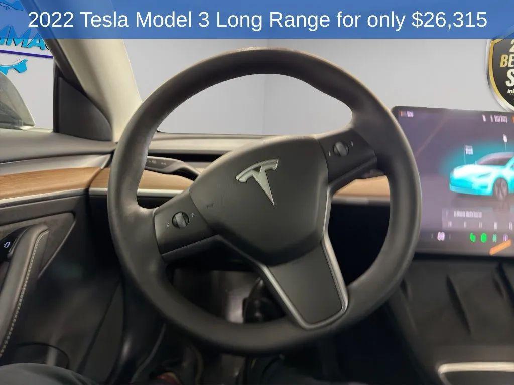 used 2022 Tesla Model 3 car, priced at $26,315