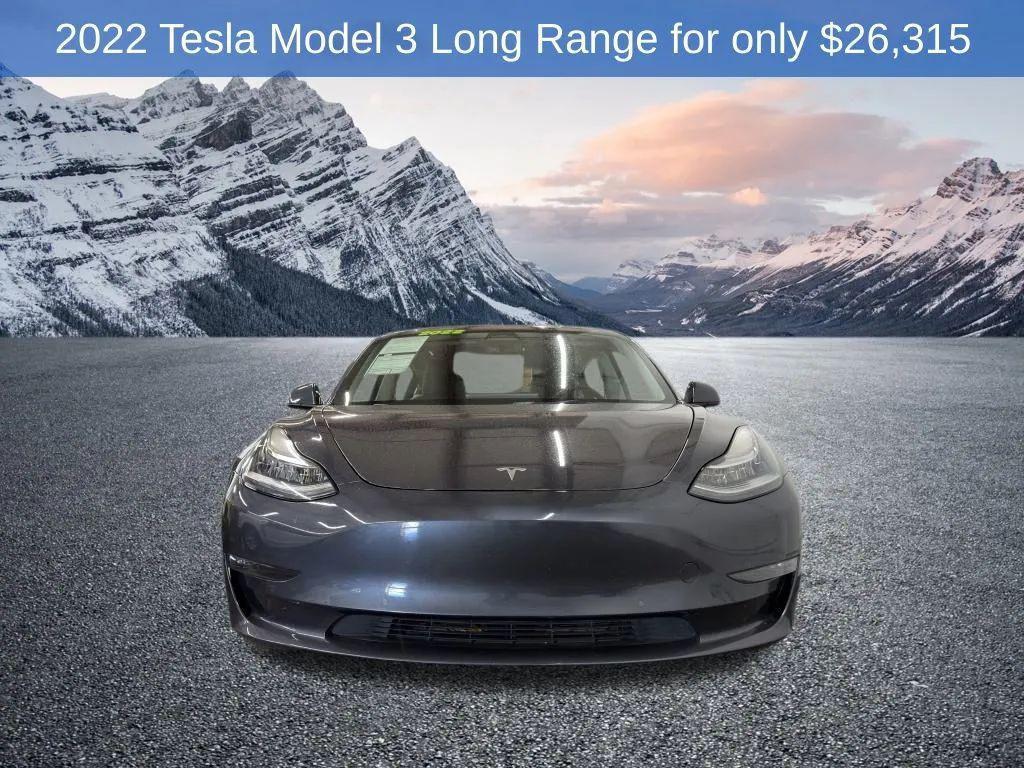 used 2022 Tesla Model 3 car, priced at $26,315