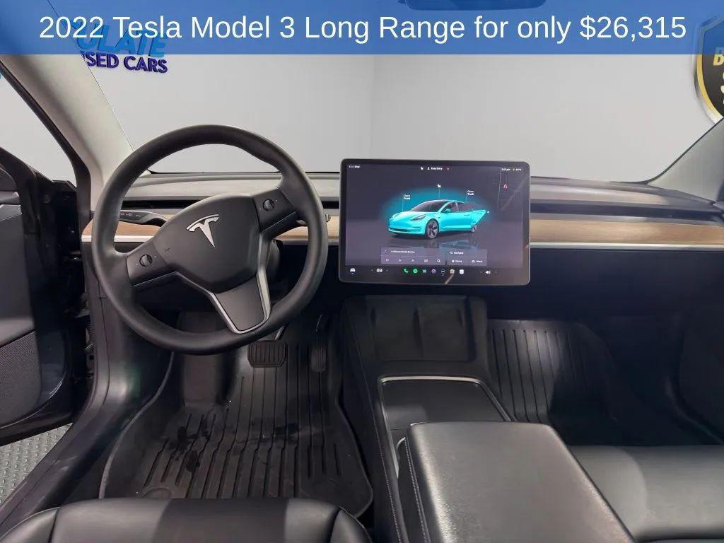 used 2022 Tesla Model 3 car, priced at $26,315