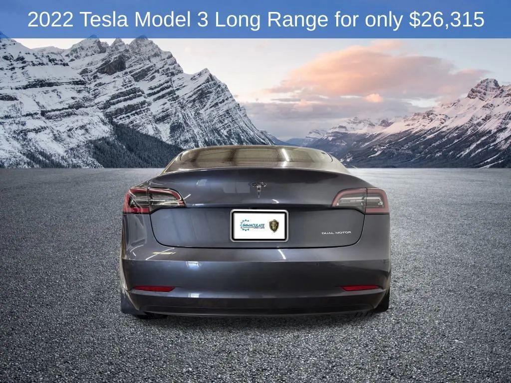 used 2022 Tesla Model 3 car, priced at $26,315