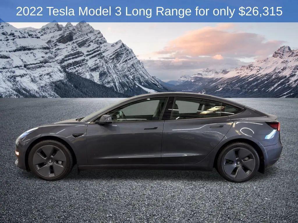 used 2022 Tesla Model 3 car, priced at $26,315