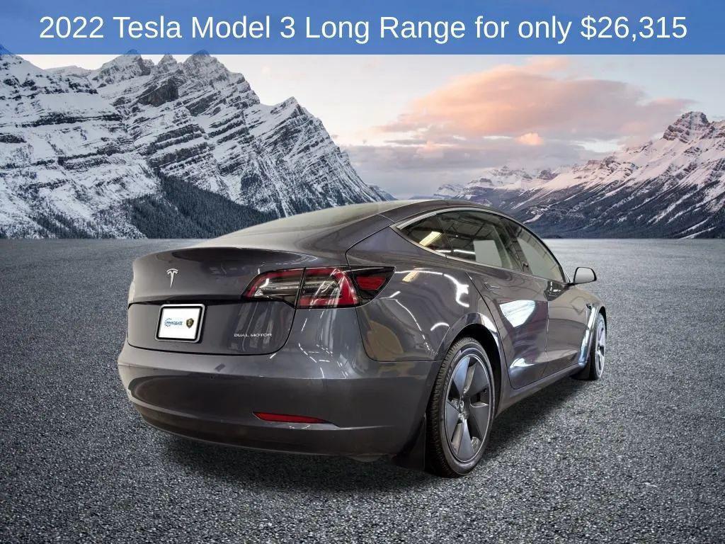 used 2022 Tesla Model 3 car, priced at $26,315