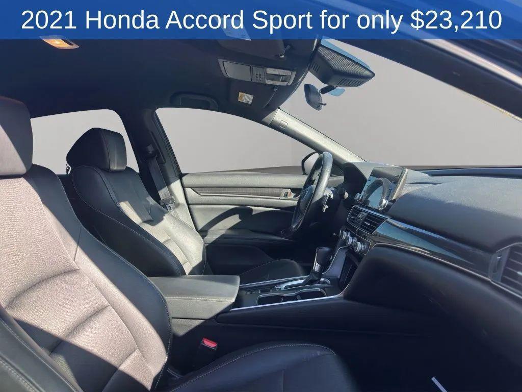 used 2021 Honda Accord car, priced at $24,210
