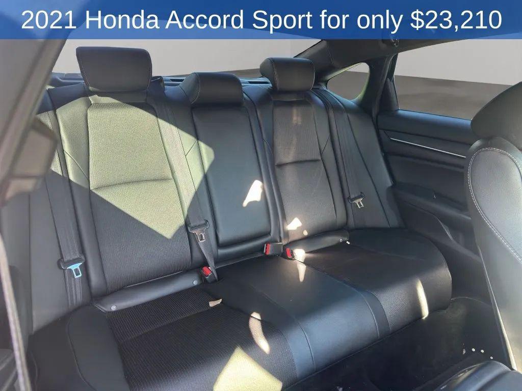 used 2021 Honda Accord car, priced at $24,210