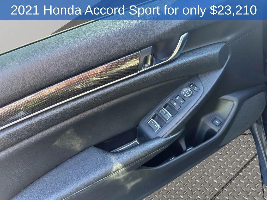 used 2021 Honda Accord car, priced at $24,210