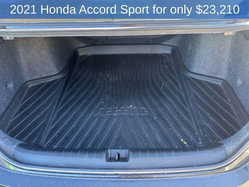 used 2021 Honda Accord car, priced at $24,210