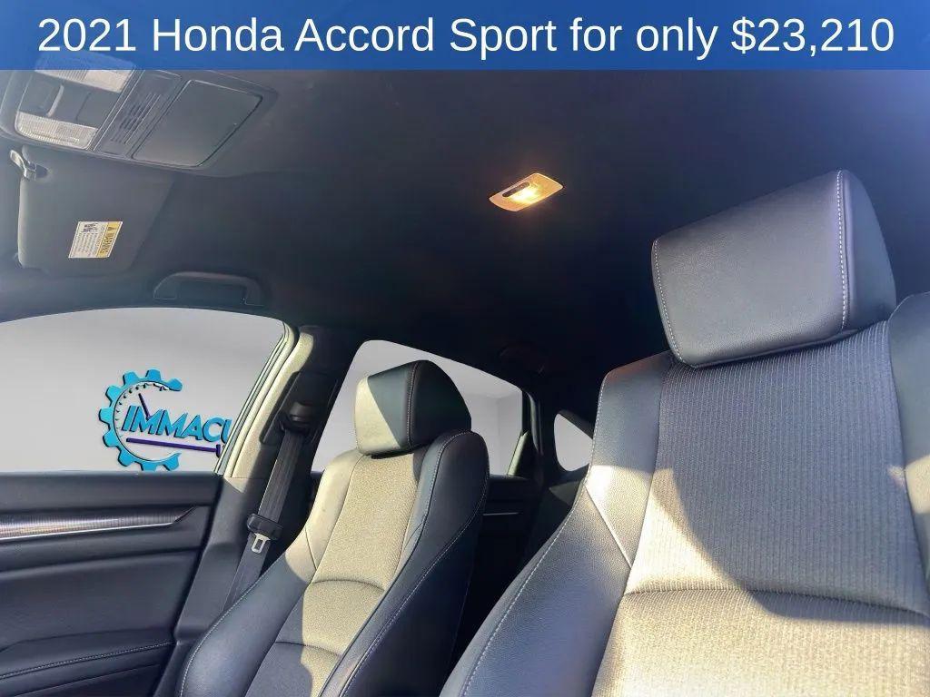 used 2021 Honda Accord car, priced at $24,210