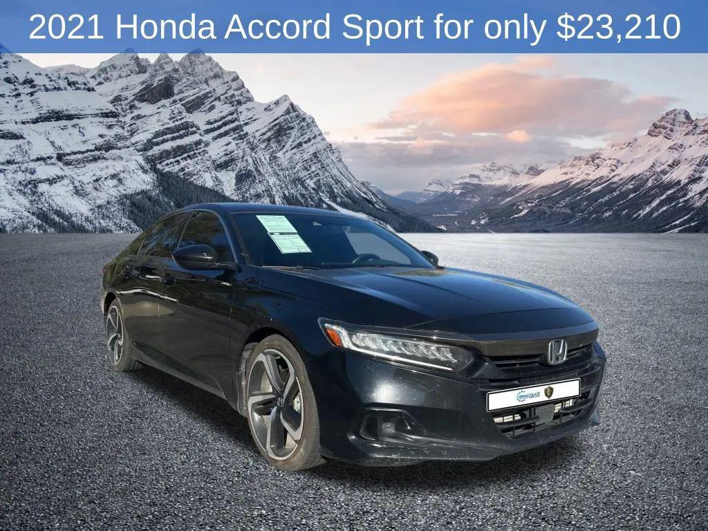 used 2021 Honda Accord car, priced at $24,210