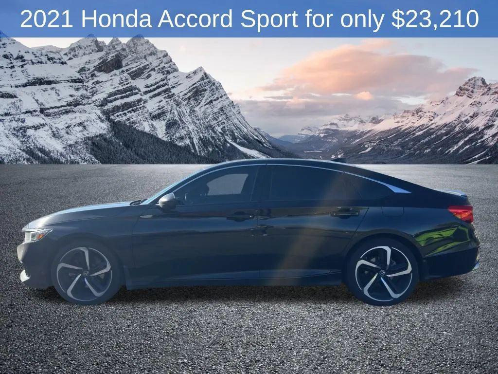 used 2021 Honda Accord car, priced at $24,210
