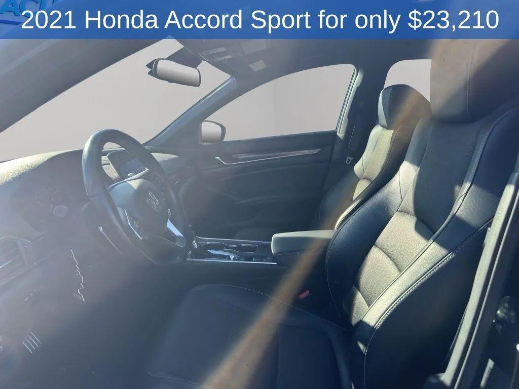 used 2021 Honda Accord car, priced at $24,210