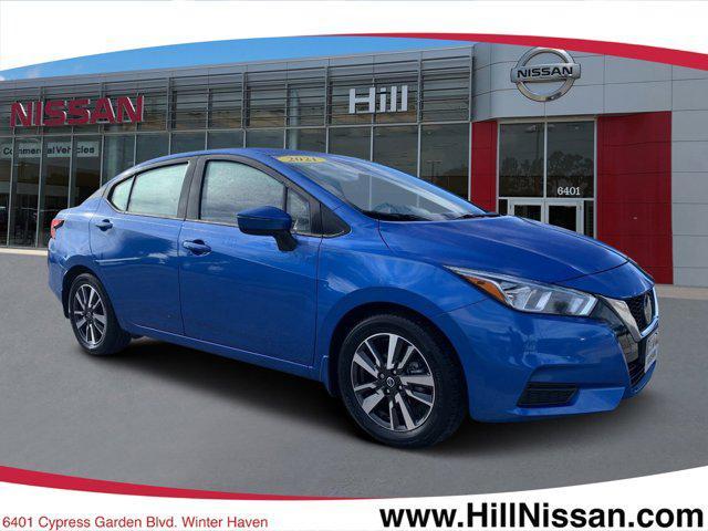 used 2021 Nissan Versa car, priced at $16,468