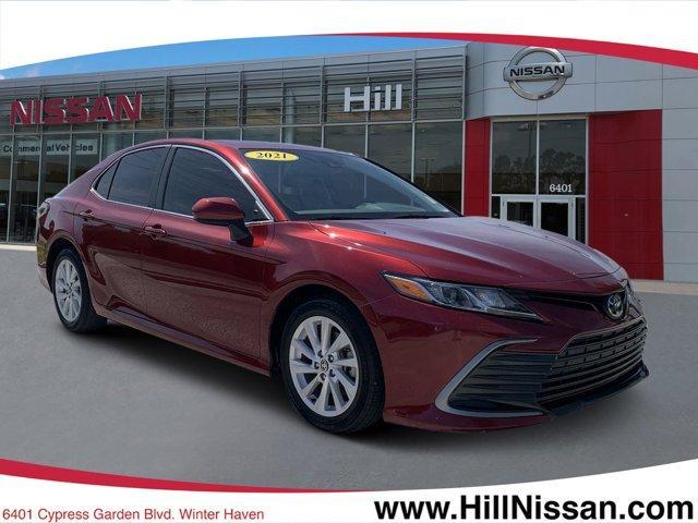 used 2021 Toyota Camry car, priced at $18,937