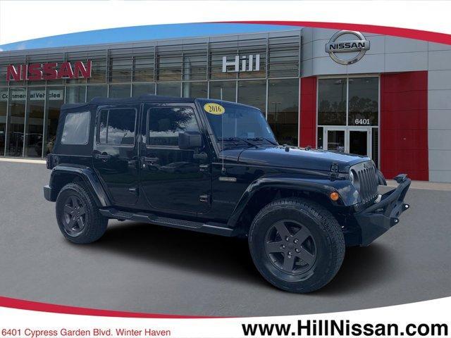 used 2016 Jeep Wrangler Unlimited car, priced at $24,977