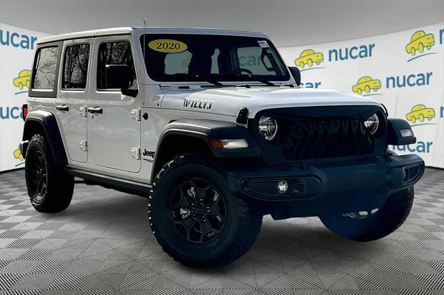 used 2020 Jeep Wrangler Unlimited car, priced at $28,855