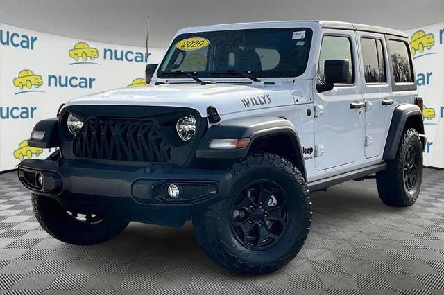 used 2020 Jeep Wrangler Unlimited car, priced at $28,855