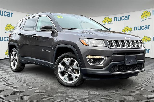 used 2021 Jeep Compass car, priced at $22,544