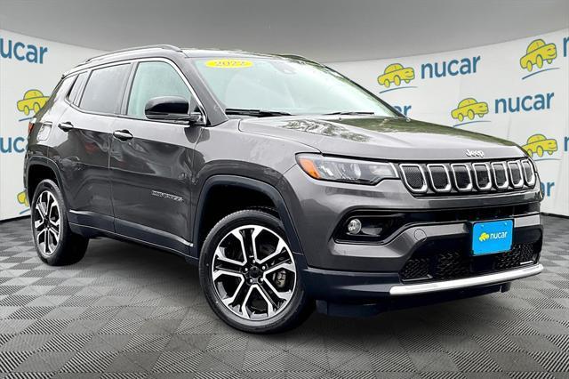 used 2022 Jeep Compass car, priced at $23,500