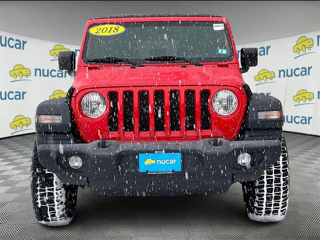 used 2018 Jeep Wrangler Unlimited car, priced at $18,349