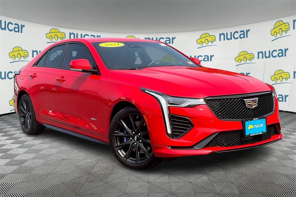 used 2021 Cadillac CT4 car, priced at $36,650