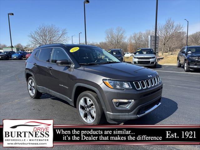 used 2021 Jeep Compass car, priced at $22,988