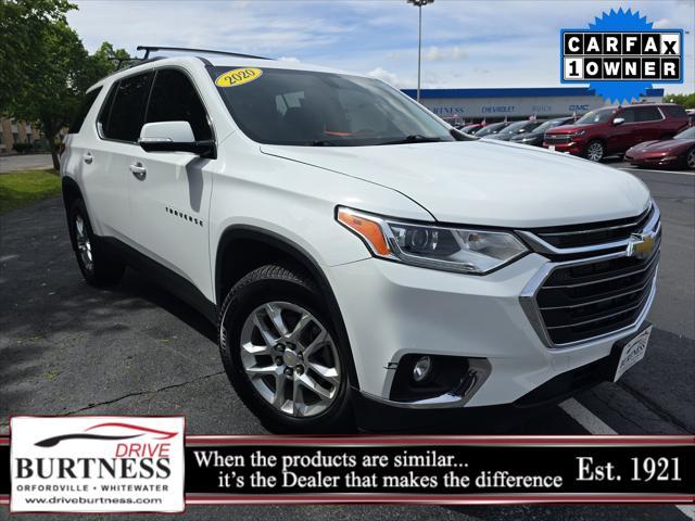 used 2020 Chevrolet Traverse car, priced at $17,986