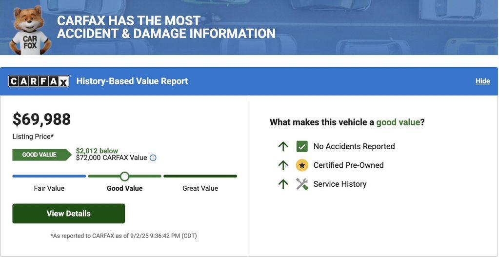 used 2024 Chevrolet Suburban car, priced at $67,800