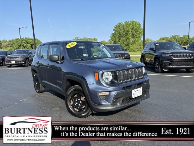 used 2021 Jeep Renegade car, priced at $14,522