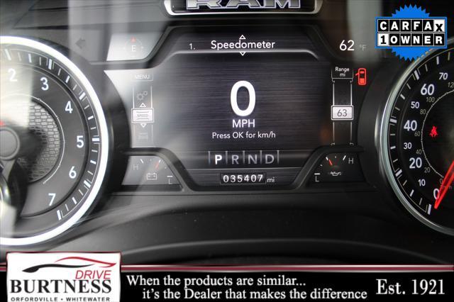 used 2021 Ram 1500 car, priced at $35,453