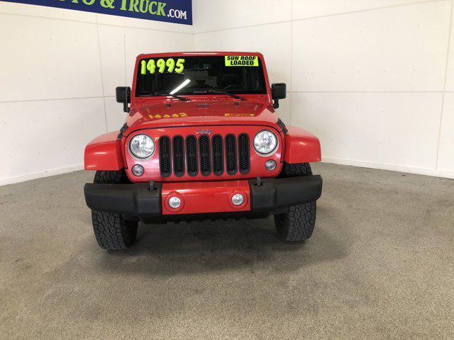 used 2016 Jeep Wrangler Unlimited car, priced at $14,695