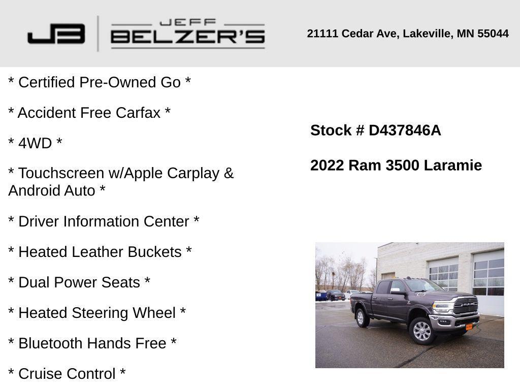 used 2022 Ram 3500 car, priced at $48,964