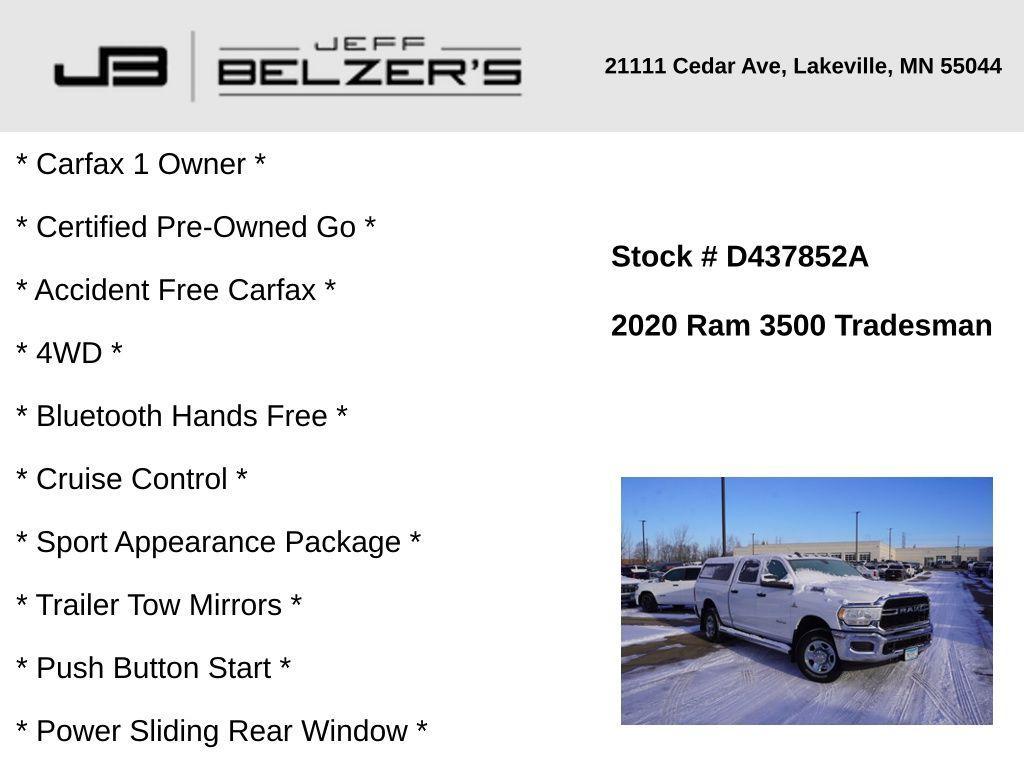 used 2020 Ram 3500 car, priced at $41,489