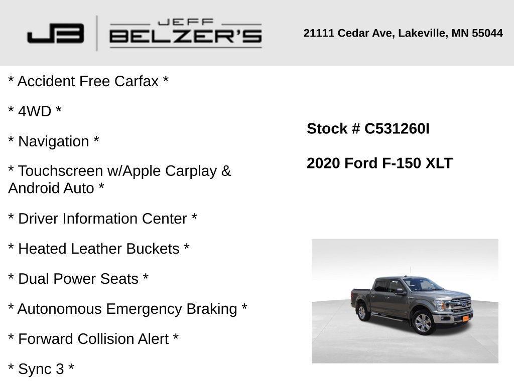 used 2020 Ford F-150 car, priced at $30,984